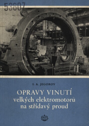 Opravy vinutí velkých elektromotorů na střídavý proud