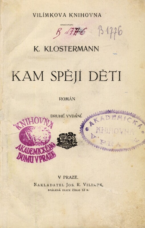 Kam spějí děti :román