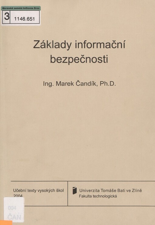 Základy informační bezpečnosti