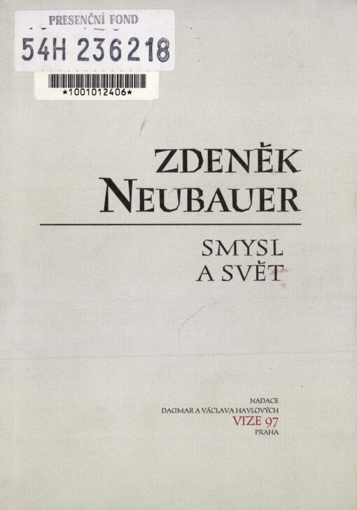 Smysl a svět: hermeneutický pohled na svět