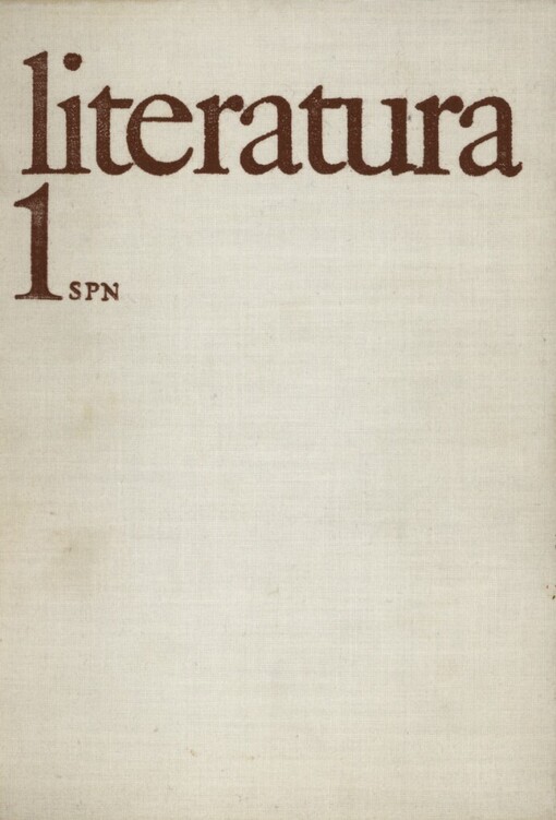 Literatura pro 1. ročník středních škol