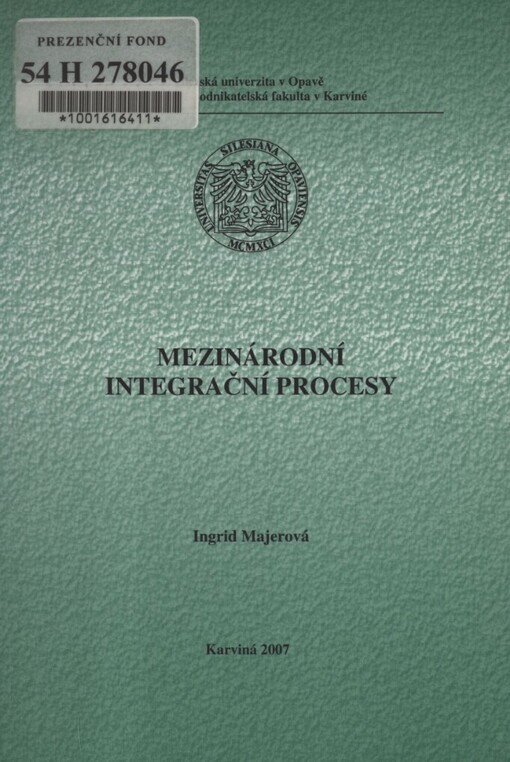 Mezinárodní integrační procesy