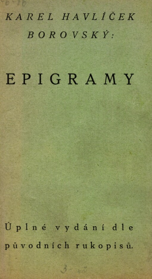 Epigramy