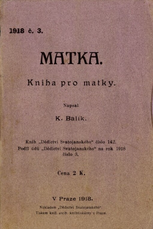 Matka :kniha pro matky