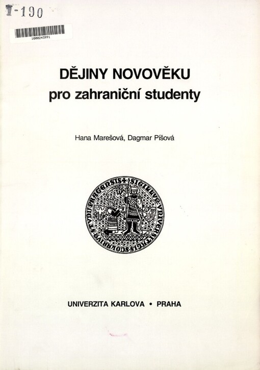 Dějiny novověku pro zahraniční studenty