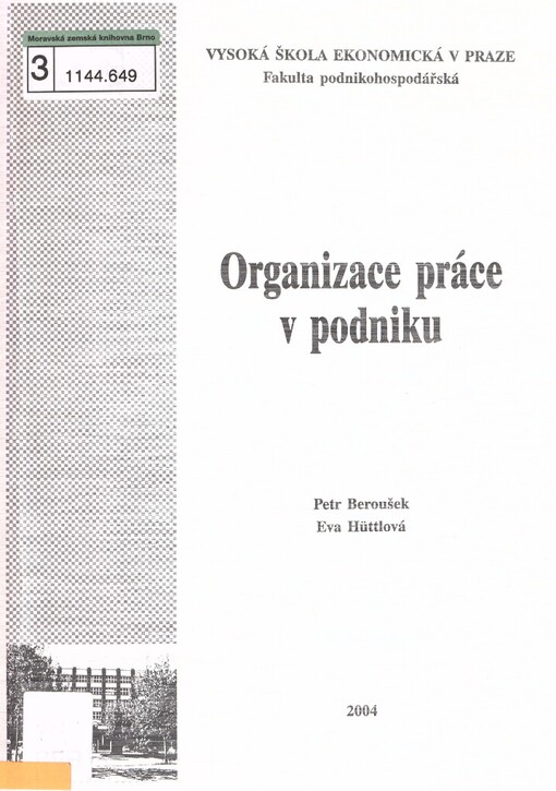 Organizace práce v podniku