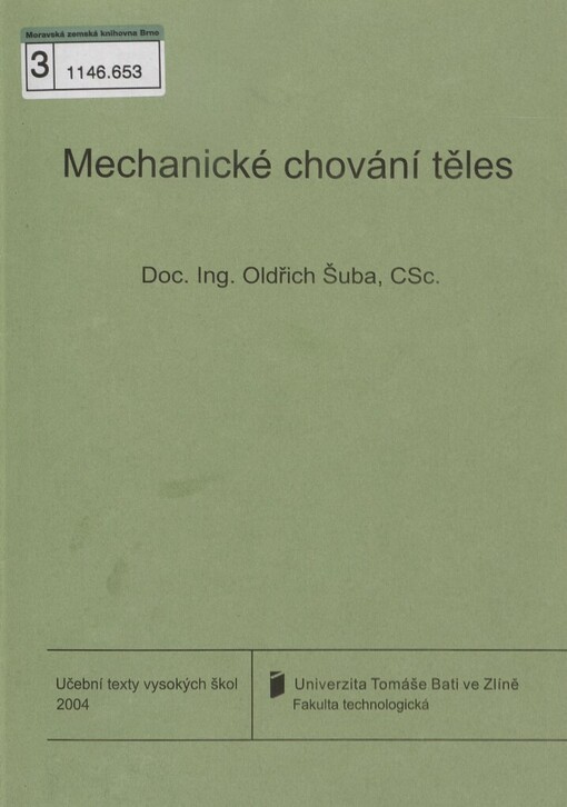 Mechanické chování těles