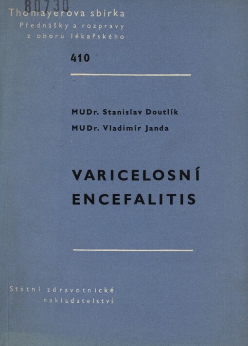Varicelosní encefalitis