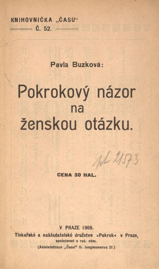 Pokrokový názor na ženskou otázku