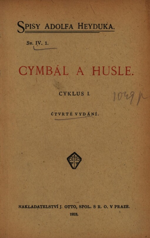 Cymbál a husle.Cyklus I