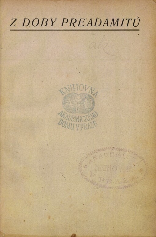 Z doby preadamitů