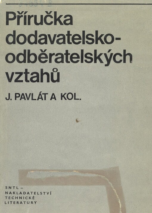Příručka dodavatelsko-odběratelských vztahů