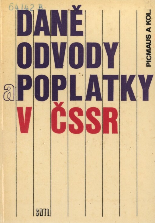 Daně, odvody a poplatky v ČSSR