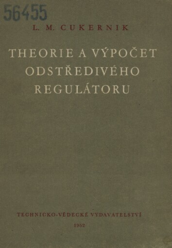 Theorie a výpočet odstředivého regulátoru