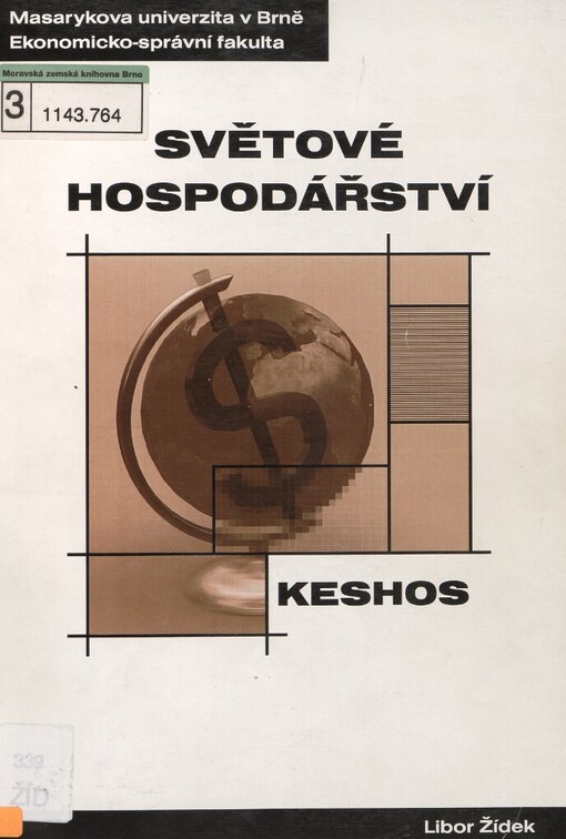 Světové hospodářství: distanční studijní opora