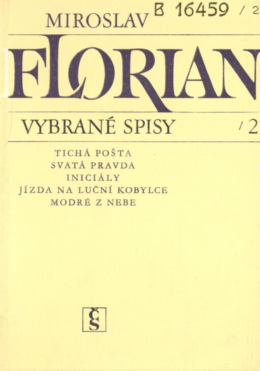 Vybrané spisy.2,Tichá pošta.