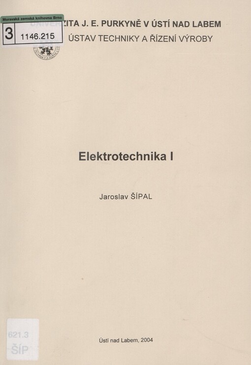 Elektrotechnika I