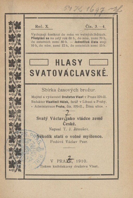 Svatý Václav jako vládce země České