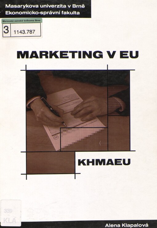 Marketing v EU: distanční opora
