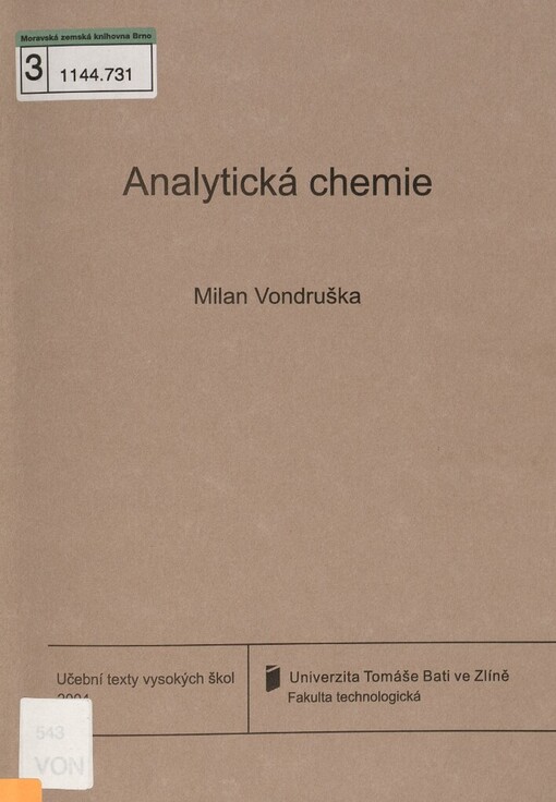 Analytická chemie
