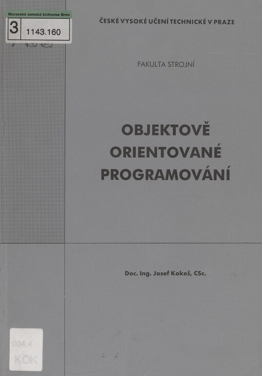 Objektově orientované programování