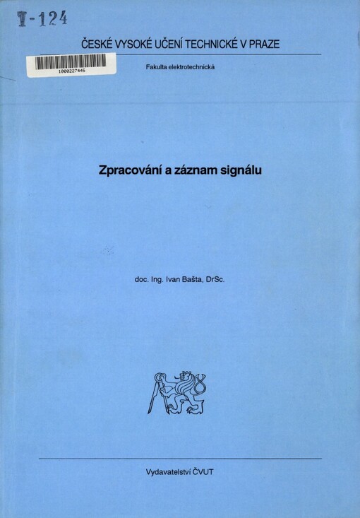 Zpracování a záznam signálu