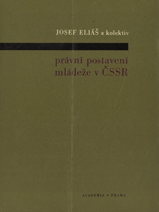 Právní postavení mládeže v Československé socialistické republice