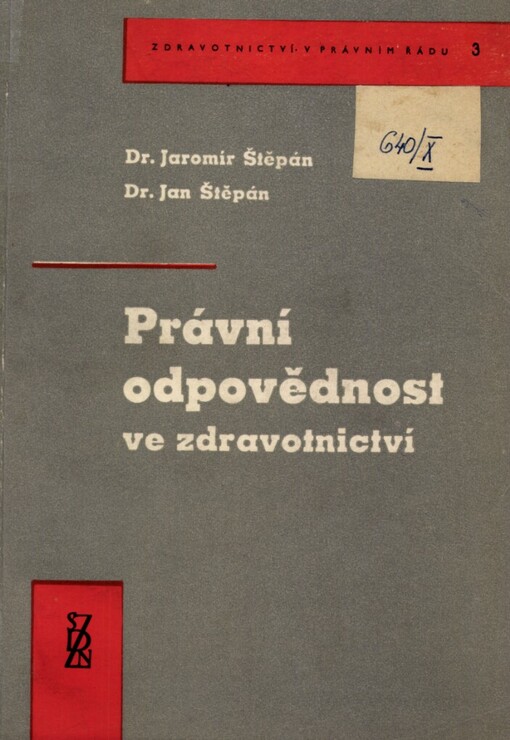 Právní odpovědnost ve zdravotnictví