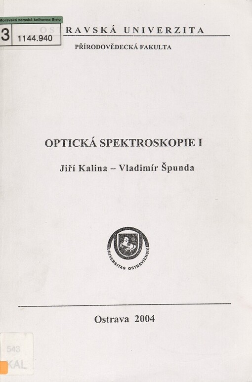 Optická spektroskopie I
