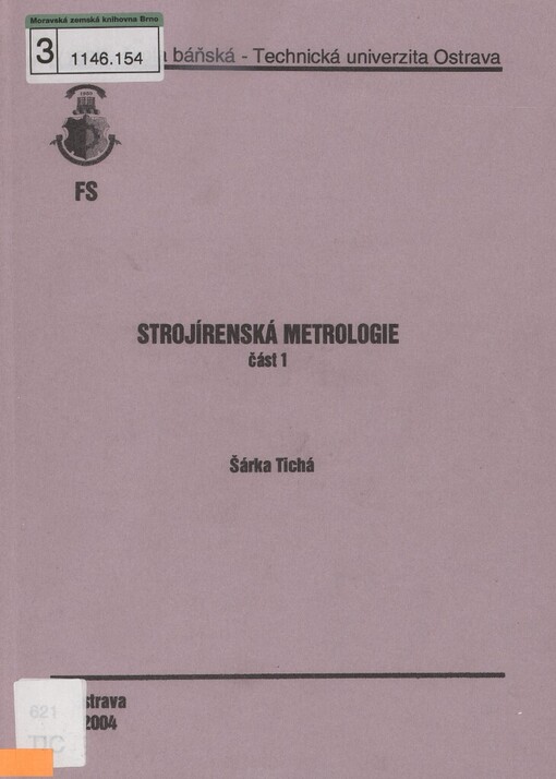 Strojírenská metrologie