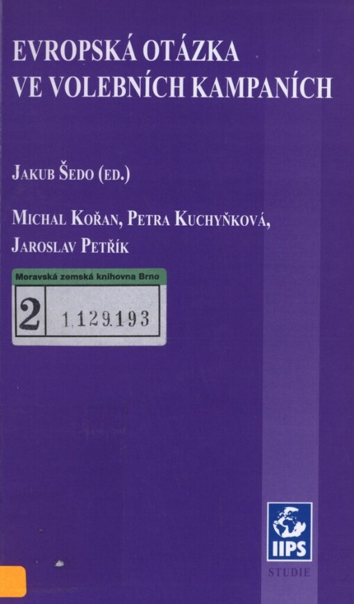 Evropská otázka ve volebních kampaních