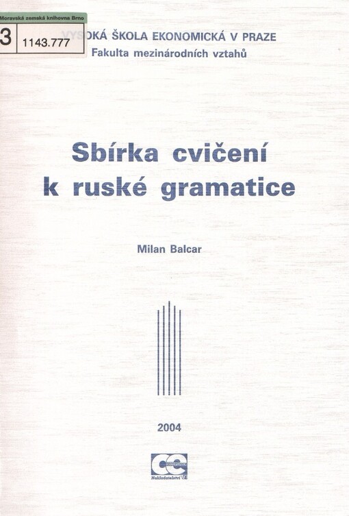 Sbírka cvičení k ruské gramatice