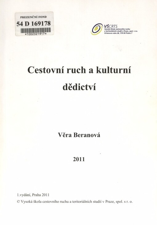 Cestovní ruch a kulturní dědictví