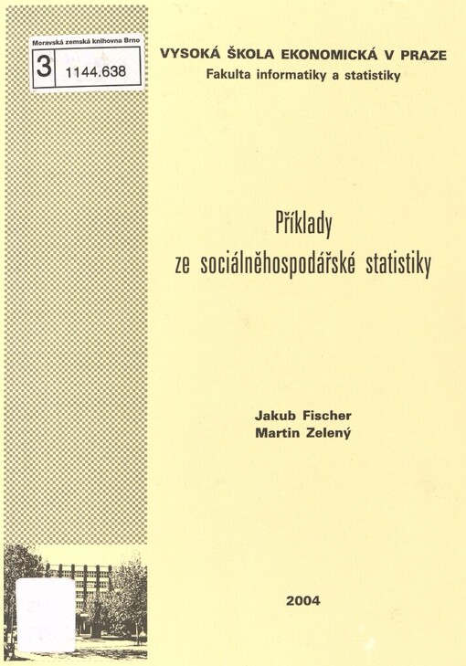 Příklady ze sociálně hospodářské statistiky