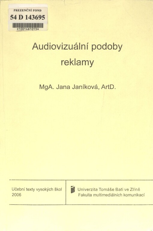 Audiovizuální podoby reklamy