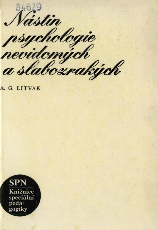 Nástin psychologie nevidomých a slabozrakých