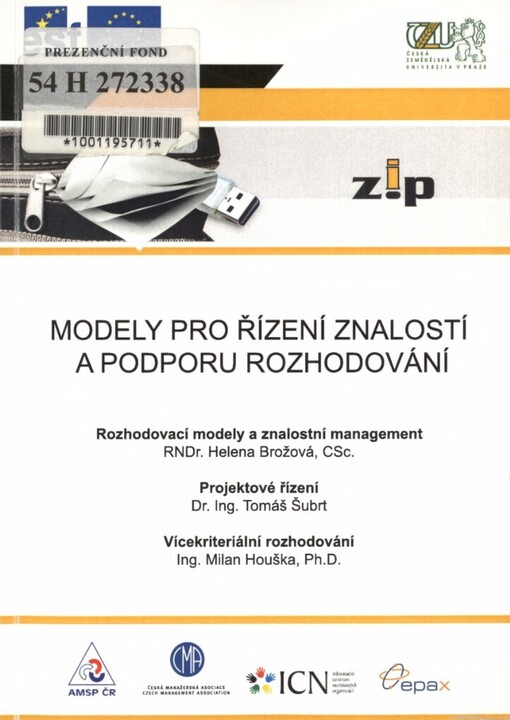 Modely pro řízení znalostí a podporu rozhodování