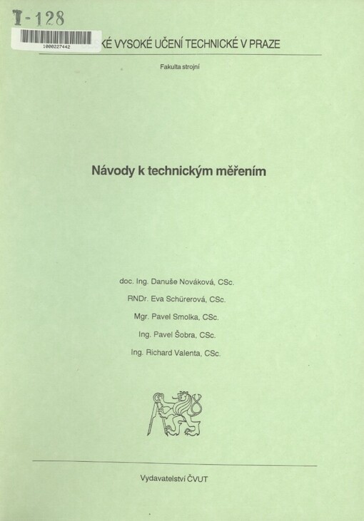 Návody k technickým měřením