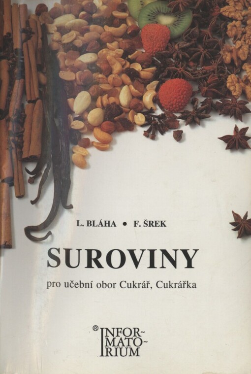 Suroviny pro učební obor Cukrář, Cukrářka