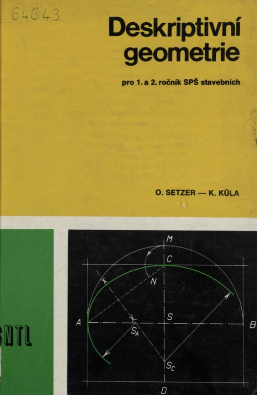 Deskriptivní geometrie pro 1. a 2. ročník středních průmyslových škol stavebních
