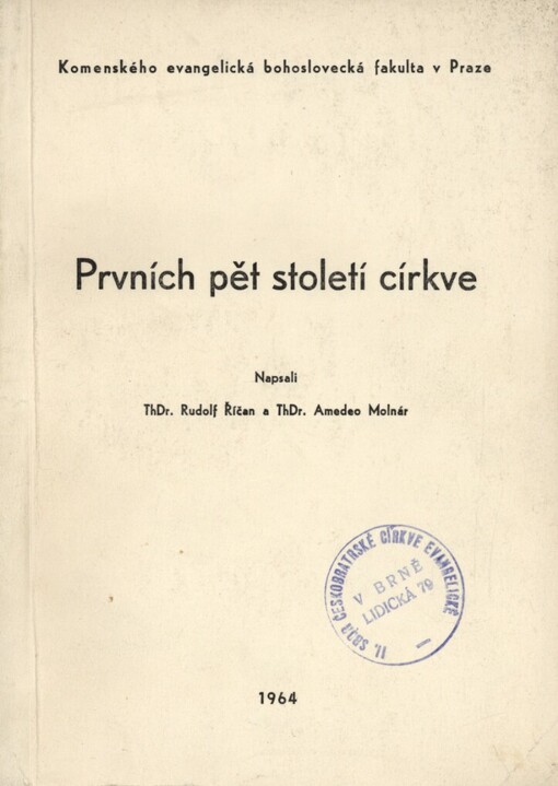 Prvních pět století církve