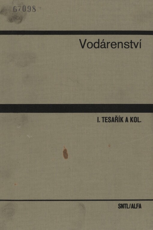 Vodárenství :celostátní vysokoškolská učebnice pro stavební fakulty
