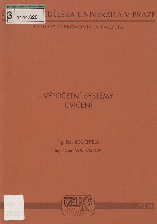 Výpočetní systémy: cvičení