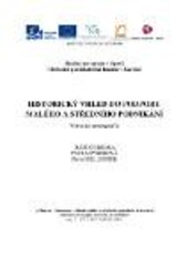 Historický vhled do podpory malého a středního podnikánívědecká monografie