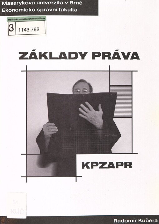 Základy práva: distanční studijní opora