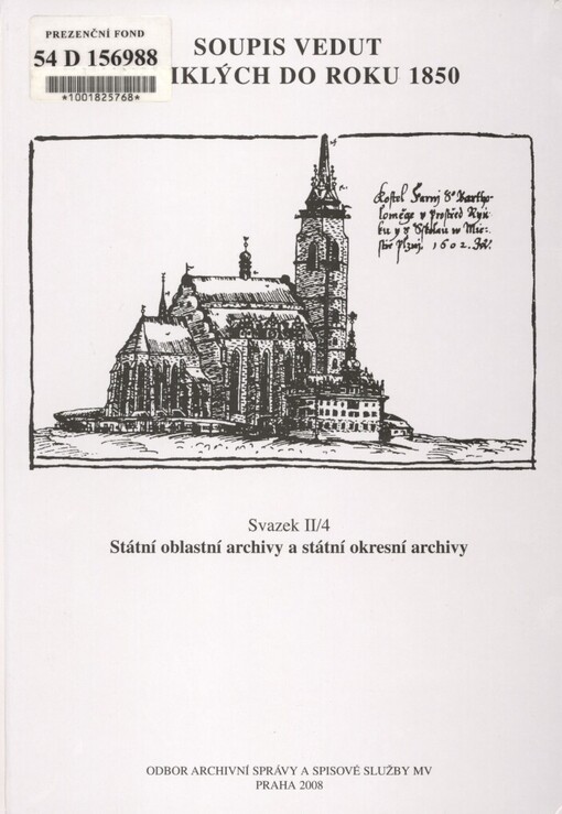 Soupis vedut vzniklých do roku 1850