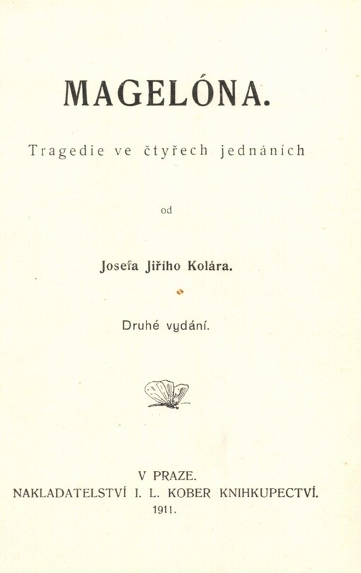Magelóna :tragedie ve 4 jednáních