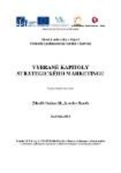 Vybrané kapitoly strategického marketingupro prezenční formu studia