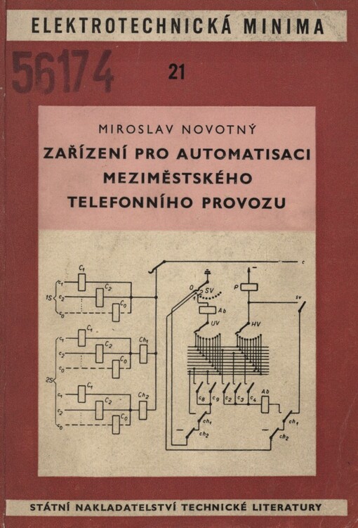 Zařízení pro automatisaci meziměstského telefonního provozu