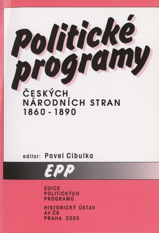 Politické programy českých národních stran v letech 1860-1890